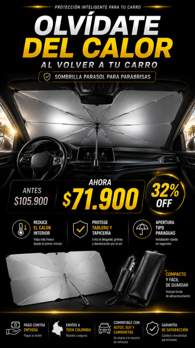PARASOL CARRO