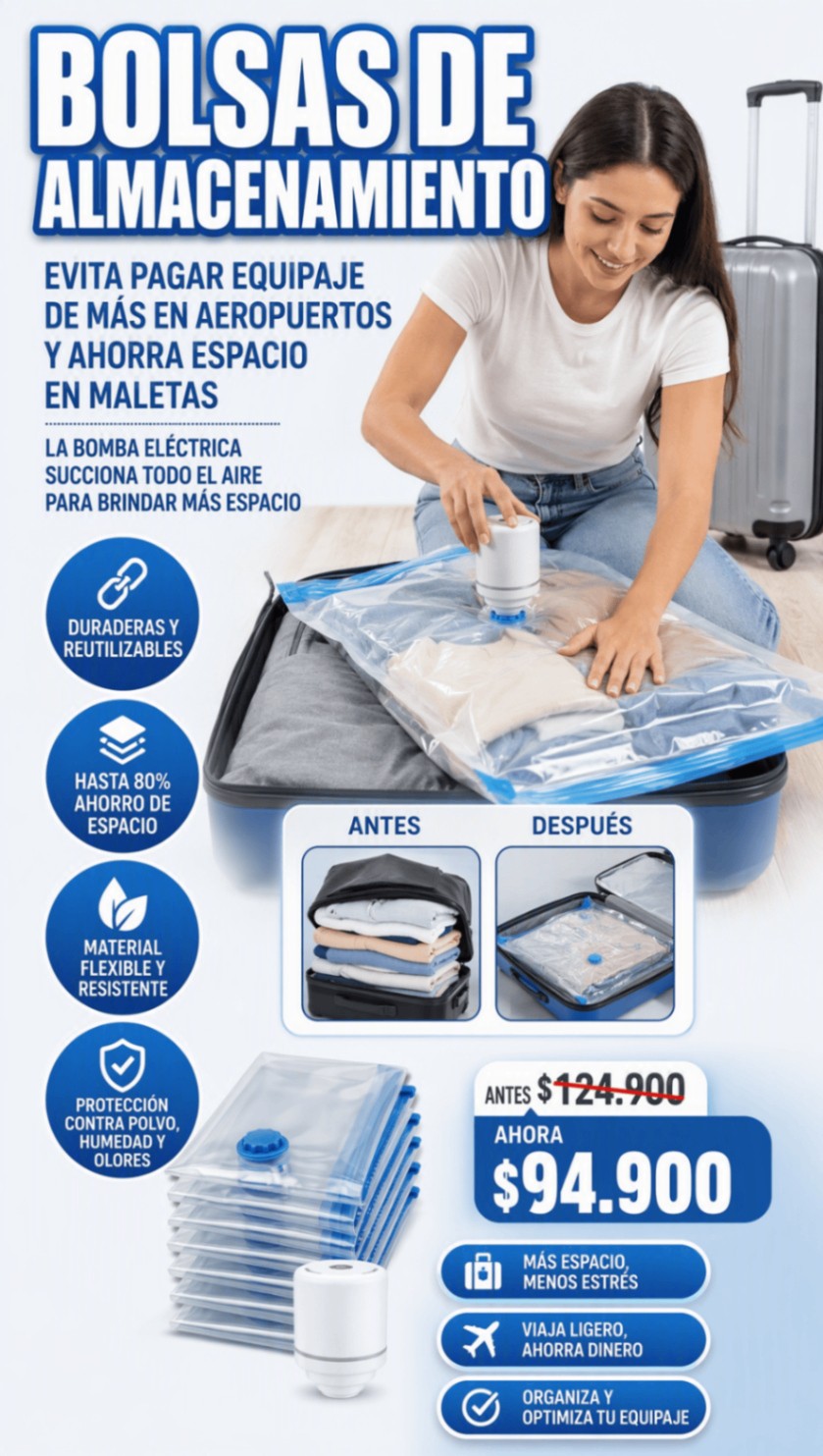 BOLSAS AL VACIO + COMPRESOR